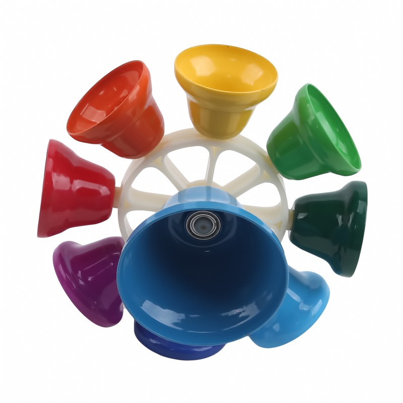 Colorful 8 Note Percussion Bell Hand Bell Musical Toy Children Early Education Musical Instrument