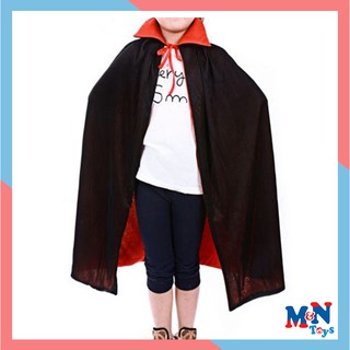 Áo choàng ma cà rồng đỏ đen dài 80cm, 90cm cho bé hóa trang Halloween