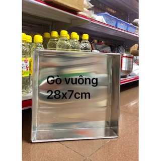 Khuôn nhôm vuông gò 28cm