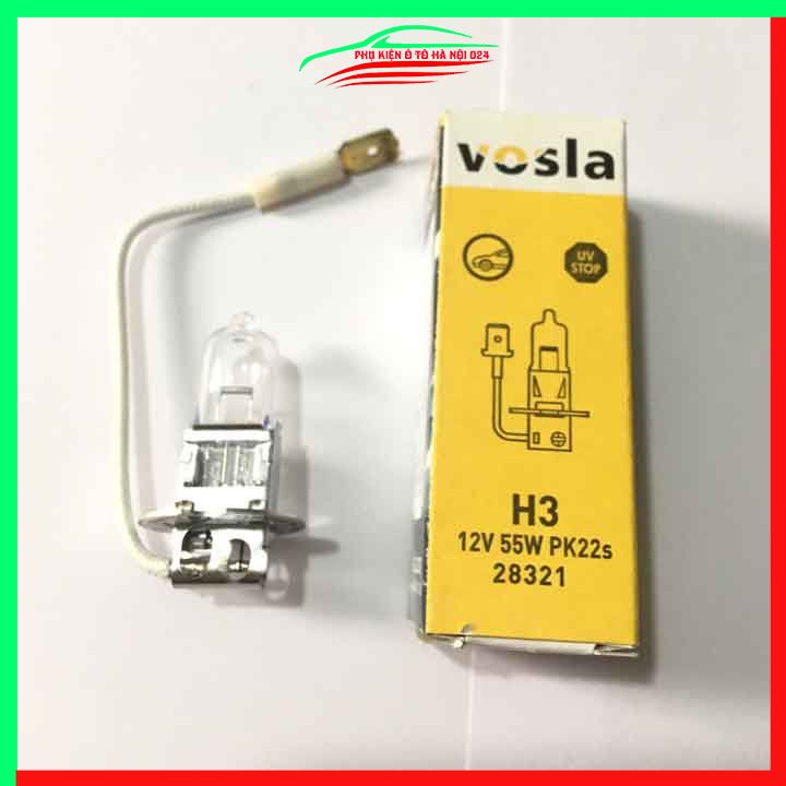 Bóng đèn H3 Halogen Vosla Made in Germany 12v 55W