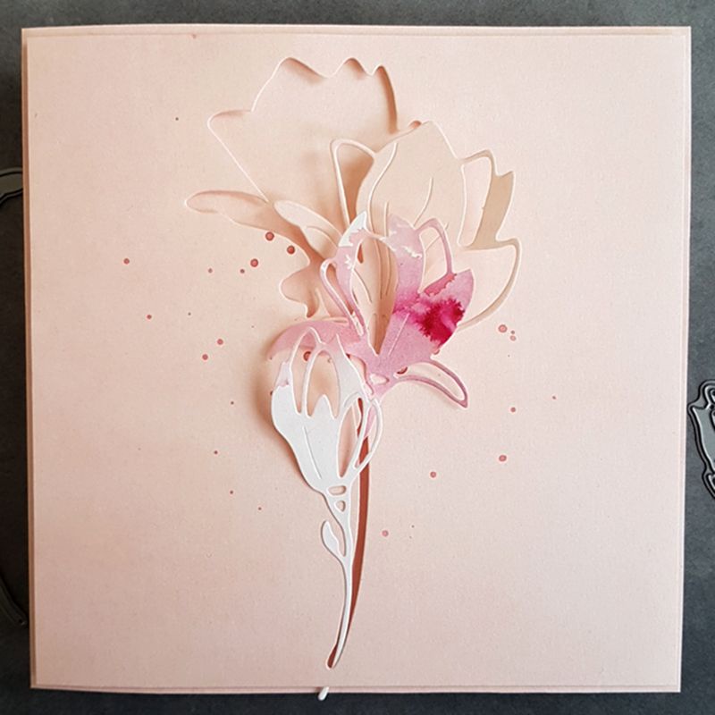 Khuôn Cắt Giấy Kim Loại Hình Hoa Xinh Xắn