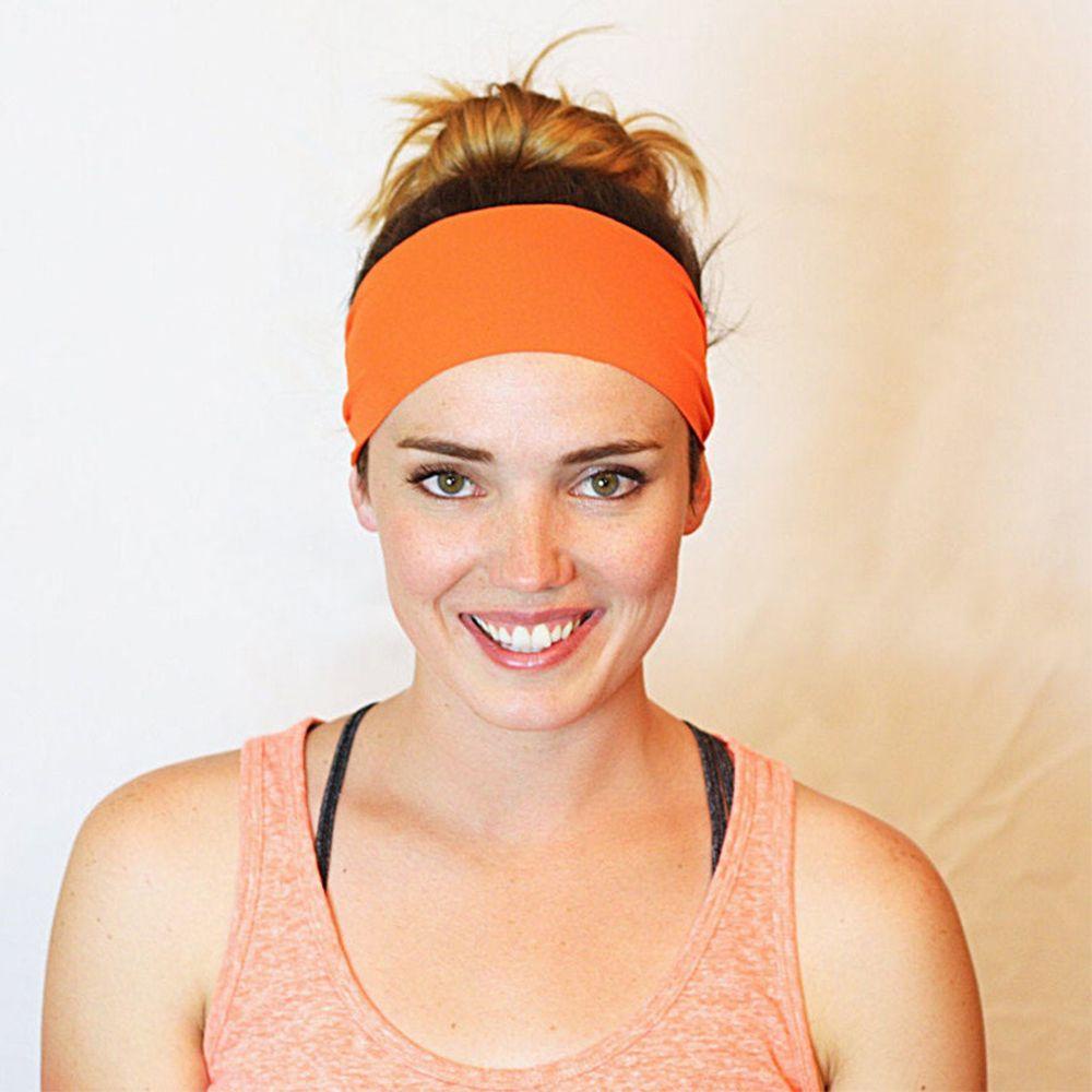 OSIER1 Băng Đô Thể Thao Thấm Hút Mồ Hôi Màu Sắc Huỳnh Quang Cho Nam Và Nữ