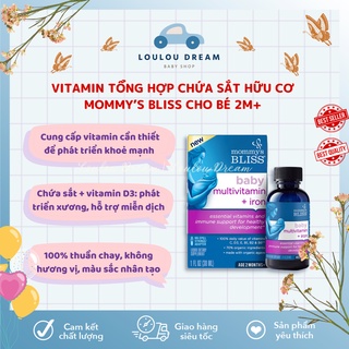 Vitamin tổng hợp chứa sắt Mommy Bliss hữu cơ