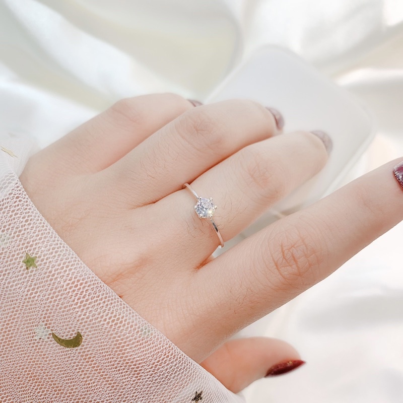 Nhẫn nữ đính siêu xinh , giá rẻ - Vàng bạc Khải Khải