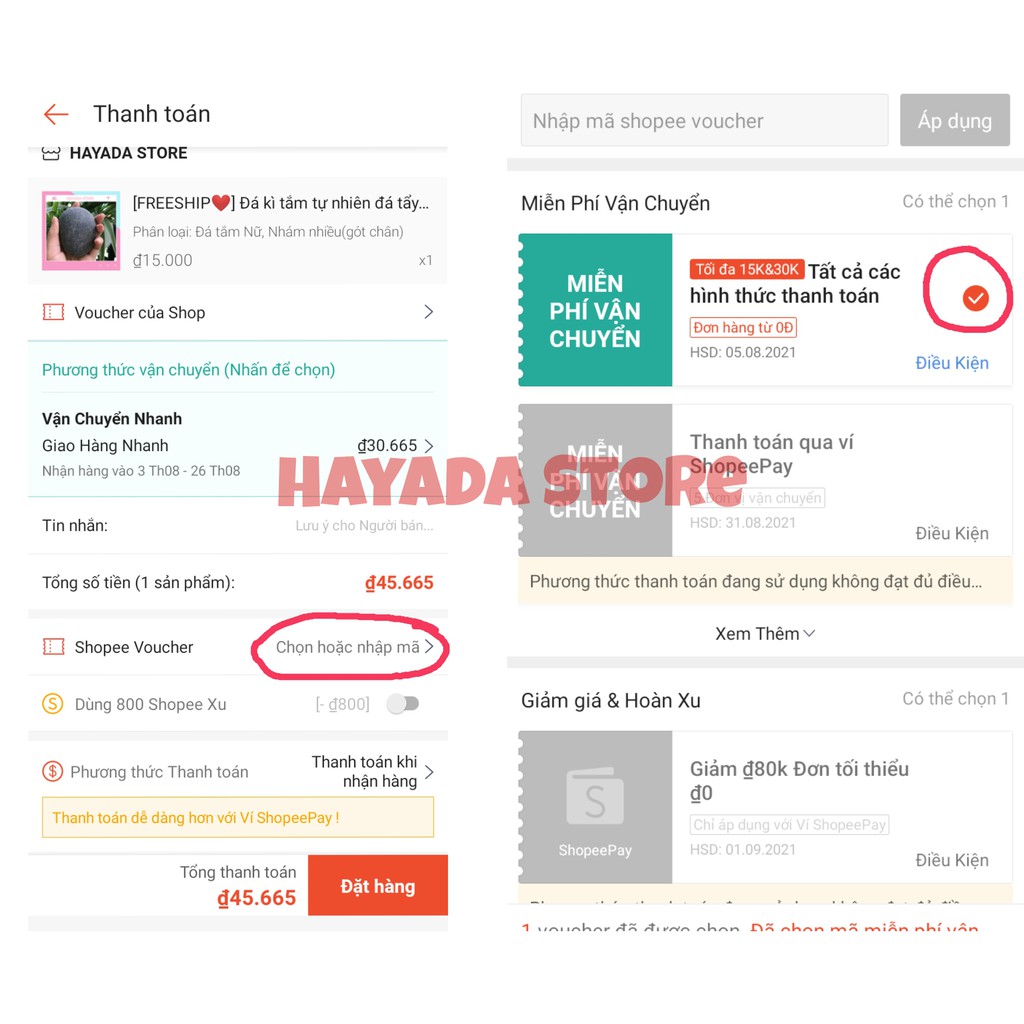 [FREESHIP❤️] Đá cội tắm đá cuội tẩy da chết tẩy lông kỳ ghét kỳ lưng - Hayada Store