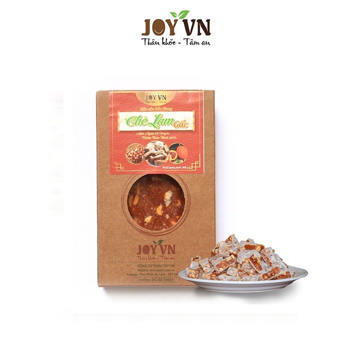Chè lam Bắc Giang JOY VN Bánh chè lam gấc Đặc sản chè lam hộp 300g