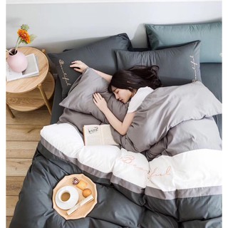 Set 5 món chăn ga gối Cotton Tici