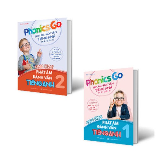 Sách Combo 2 cuốn Phonics Go – học âm – học vần Tiếng Anh chuẩn Quốc Tế - Con học phát âm đánh vần Tiếng Anh | BigBuy360 - bigbuy360.vn
