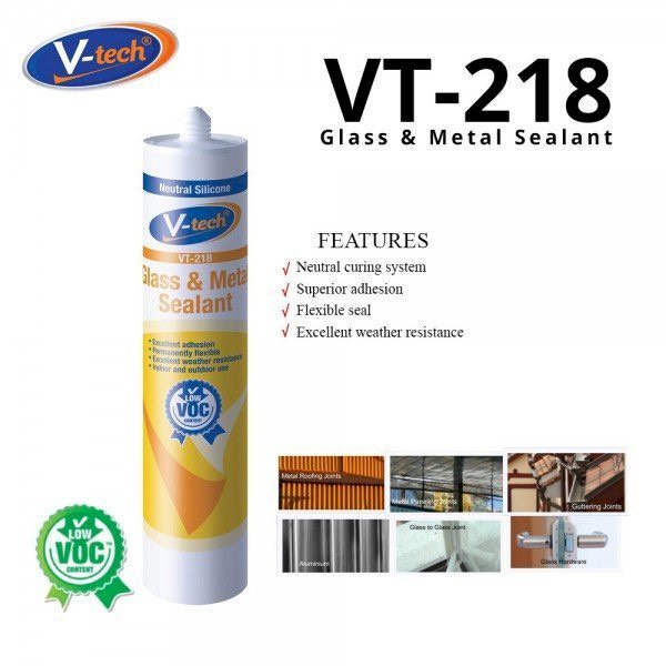 Keo Silicone trung tính V-TECH VT-218 (Malaysia)