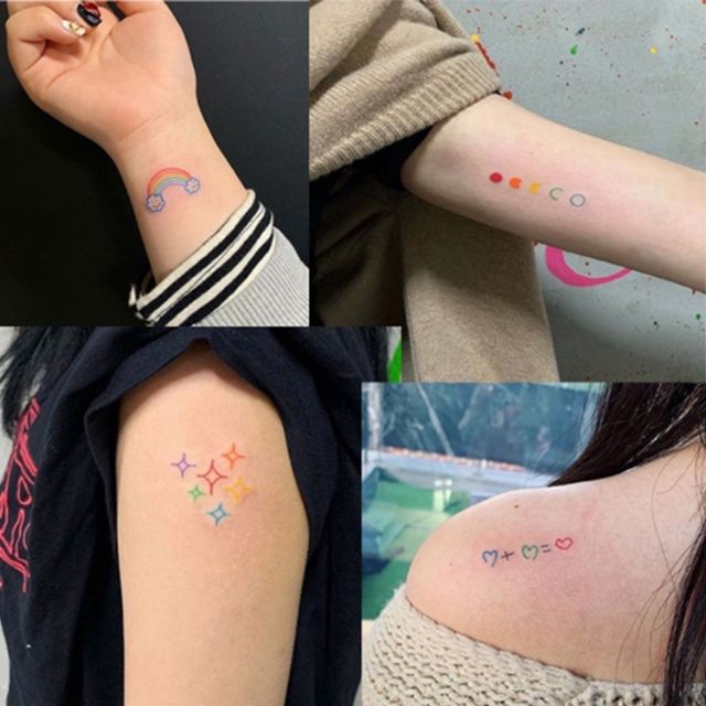 [DEAL] Hình xăm mini họa tiết hình học cá tính, ulzzang idol phong cách Hàn Quốc - Boss Tatoo