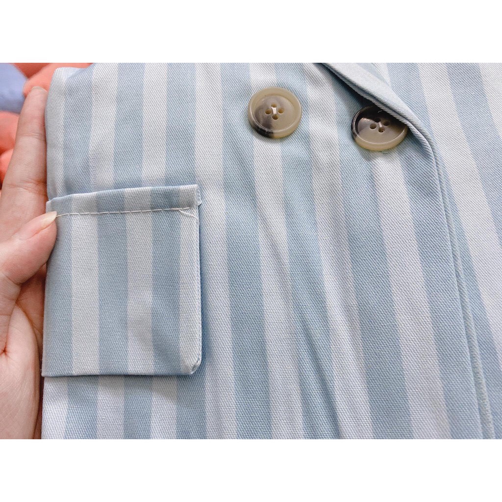 [ Mã FAGET5K giảm 5K đơn bất kỳ] 🌹 Áo Vest Nữ Hàn Quốc kẻ sọc cá tính | BigBuy360 - bigbuy360.vn