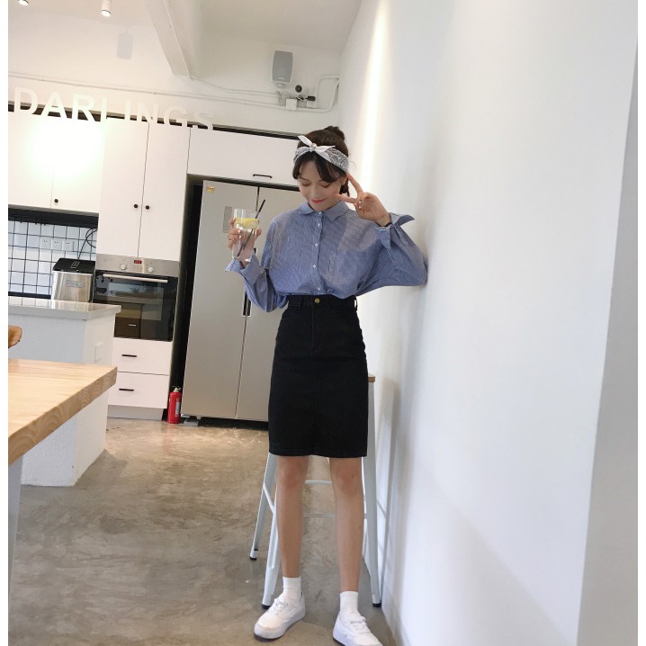 VÁY JEANS NỮ ULZZANG | BigBuy360 - bigbuy360.vn