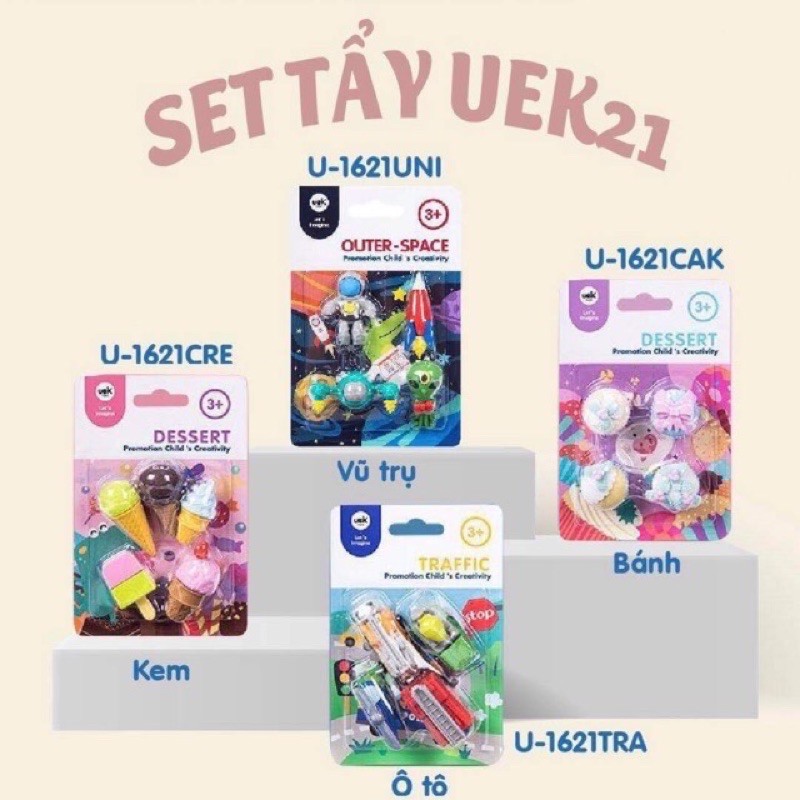 Set tẩy Uek đáng yêu dành cho bé