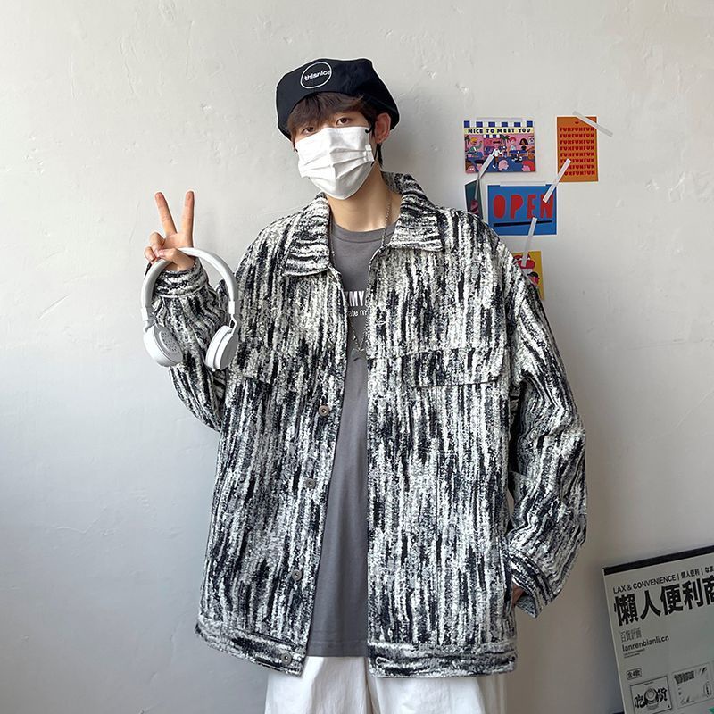 ÁO BÒ VẢI XƯỚC NAM HÀNG THỜI TRANG THU ĐÔNG 2021