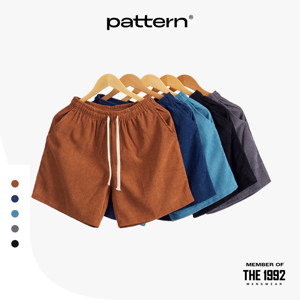 Quần Short Nam Nhung Tăm PATTERN THE 1992 Đủ Size 45 - 85Kg
