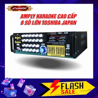 Ampli Bluetooth Usb karaoke sân khấu, Amply nghe nhạc gia đình ATANNOII PRO-8100 Tích hợp Equalizer
