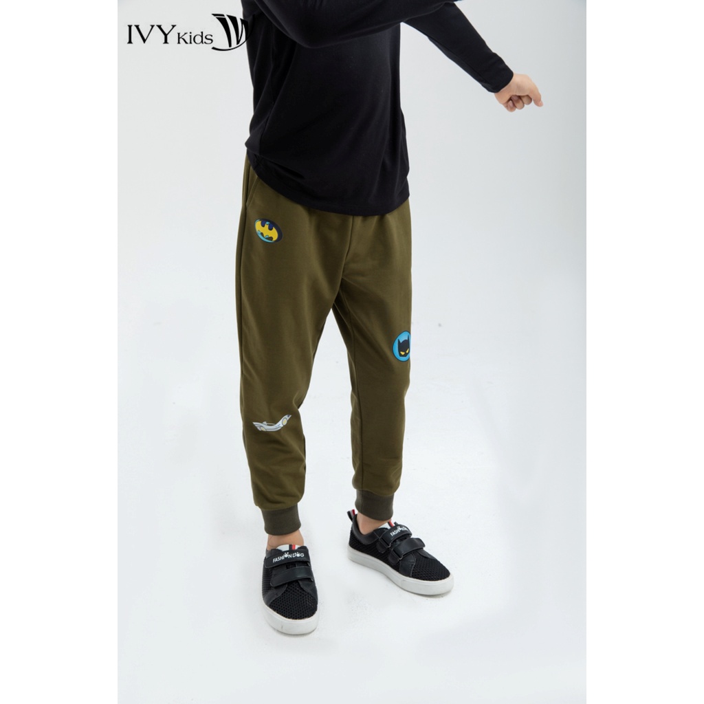 Áo thun cổ lọ bé trai IVY moda MS 58K1187