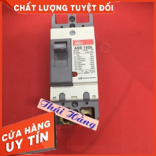 [BánChạy] Attomat MCCB ABE 102 b -2 pha -100 A -LS [GiáTốt]