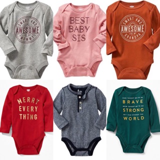 Body Old Navy dài tay cho bé trai