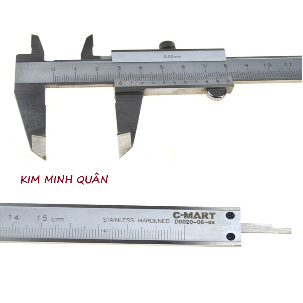 Thước Kẹp Cơ Loại Cao Cấp 150mm/6&quot; , 200mm/8&quot; D0020 CMART