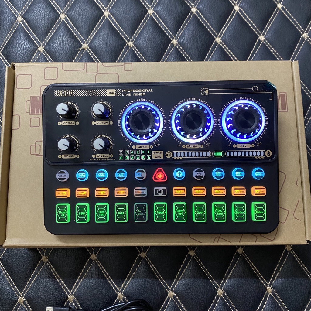 Sound Card K900 Phiên Bản 2022 Bảo Hành 12 Tháng