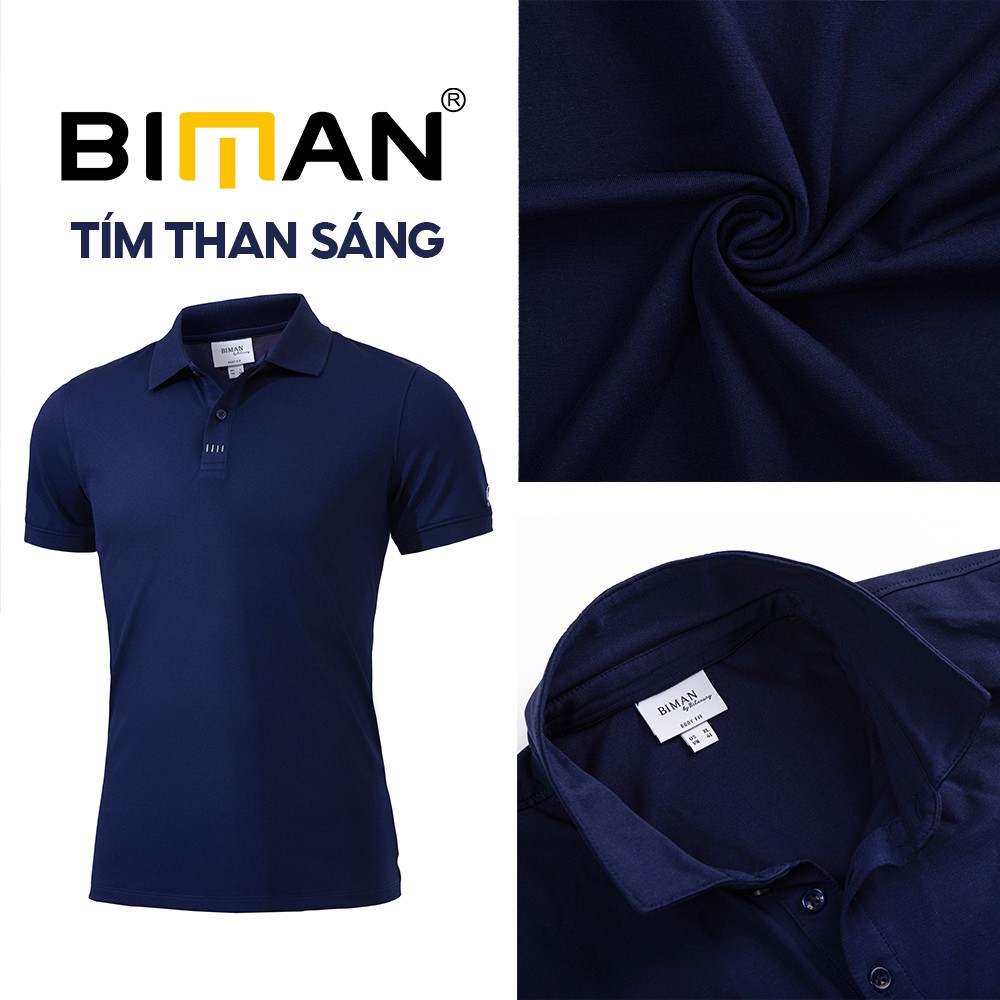 Áo polo nam cổ bẻ thời trang Biman by Biluxury kiểu dáng lịch lãm basic nhiều màu trẻ trung 5APCB007 | BigBuy360 - bigbuy360.vn