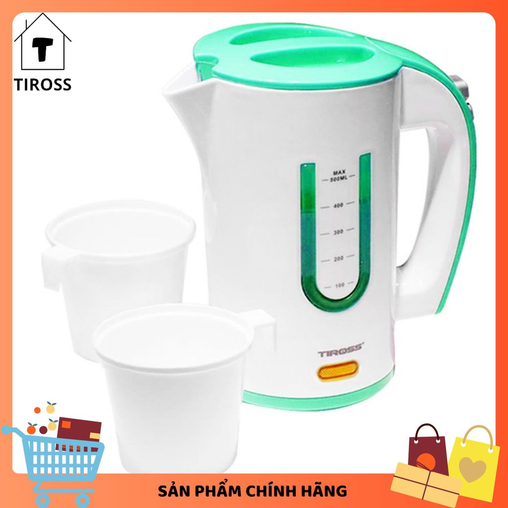 [Mã 44ELSALE2 giảm 7% đơn 300K] Ấm siêu tốc mini Tiross TS1360