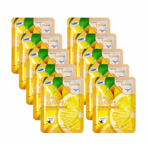 [Mã COSCOCOT4 -8% đơn 250K] Mặt Nạ Chiết Xuất Chanh 3W Clinic Fresh Lemon Mask Sheet 23ml