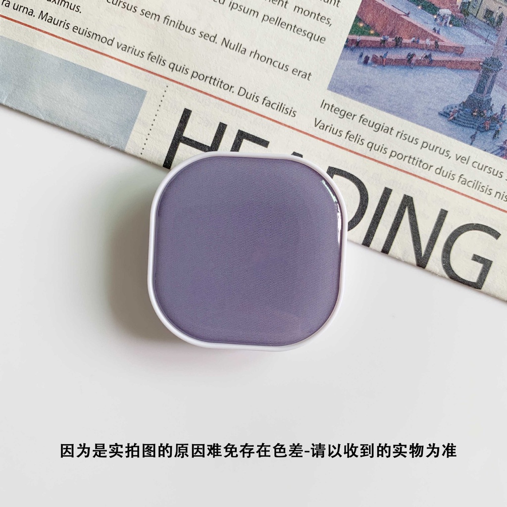 Giá đỡ điện thoại túi khí màu trơn kiểu dáng phong cách retro Hàn Quốc