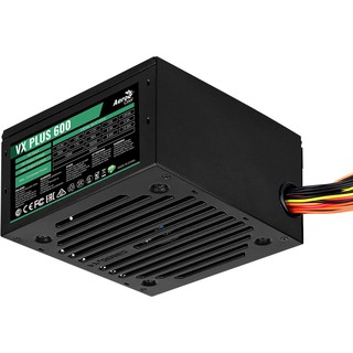 Nguồn máy tính Aerocool 600W VX Plus New full box bảo hành 36 tháng chính hãng.