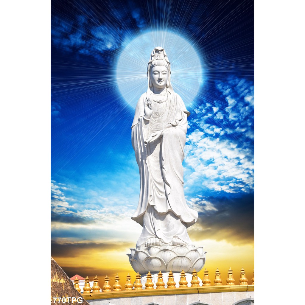 TRANH DÁN TƯỜNG HÌNH PHẬT, TRANH DÁN PHÒNG THỜ, TRANH QUAN ÂM, TRANH THỜ PHẬT