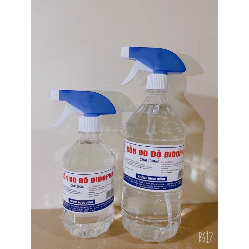 Cồn 90 Độ Bidopha Dạng xịt