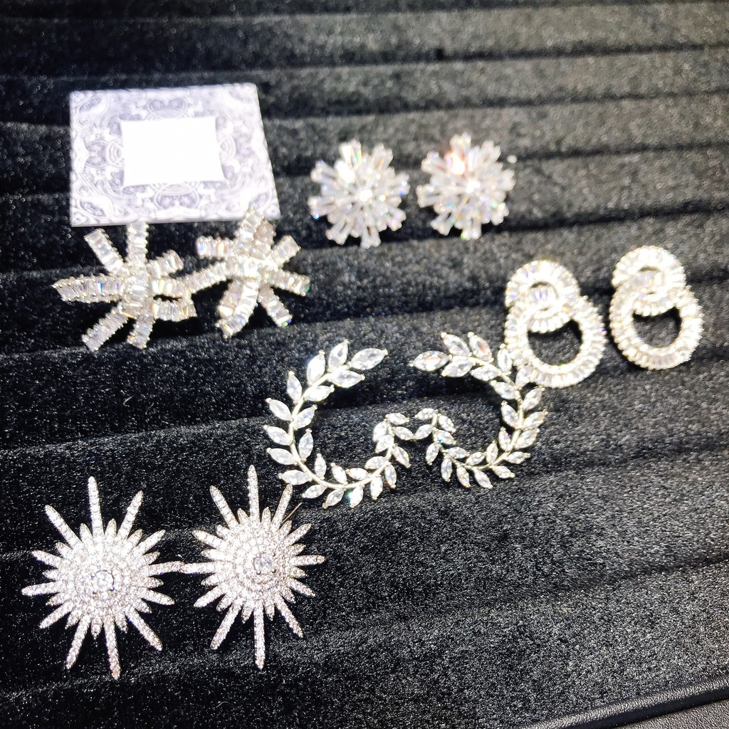 Khuyên Tai Hình Chớp Tròn Đi Tiệc NHÀ NHỎ 1523