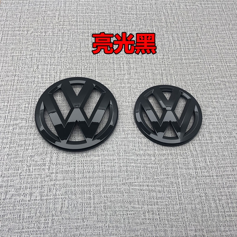 Logo Dán Trang Trí Xe Hơi Vw Volkswagen 11-22 Kiểu POLO Màu Đen