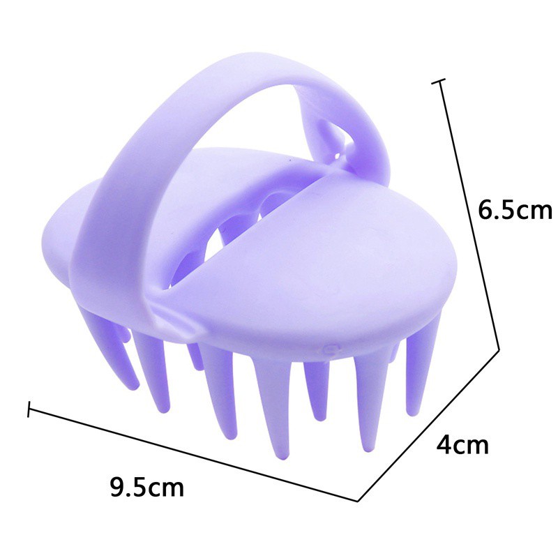 Bàn chải Silicon massage gội đầu tiện lợi chất lượng cao