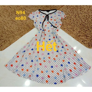 Đầm voan 2 lớp chấm bi Kuotai