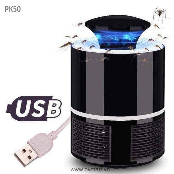 Đèn bắt muỗi thông minh thế hệ mới cắm cổng USB Đèn ngủ bắt muỗi