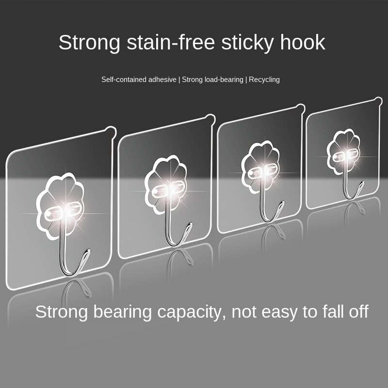 Set of 2 plastic wall hangers