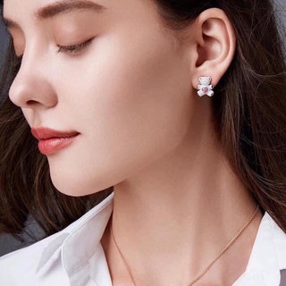 Bông tai Gấu Swarovski