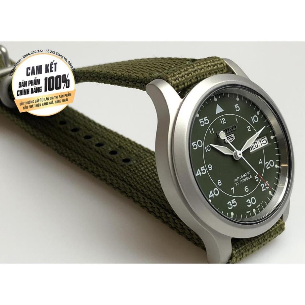 Đồng hồ nam Seiko 5 quân đội SEIKO SNK805K2 ♥ FREESHIP ♥ TẶNG 1 DÂY DA BÒ 🎁 size mặt 37mm, dây Nato đủ màu