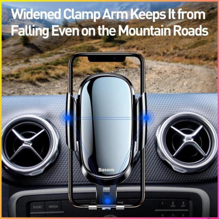 [Hàng Chính Hãng] Bộ đế giữ điện thoại khóa tự động dùng cho xe hơi Baseus Future Gravity Car Mount - Bảo hành 12 T