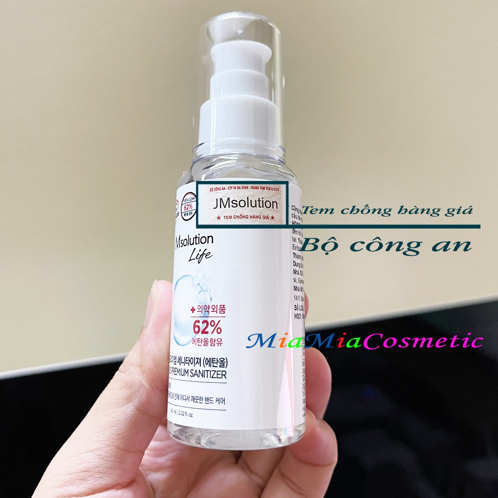 Gel Rửa Tay Khô Kháng Khuẩn 99,9% JmSolution Life Hands Premium Sanitizer 60ml [NHẬP KHẨU CHÍNH HÃNG] | BigBuy360 - bigbuy360.vn
