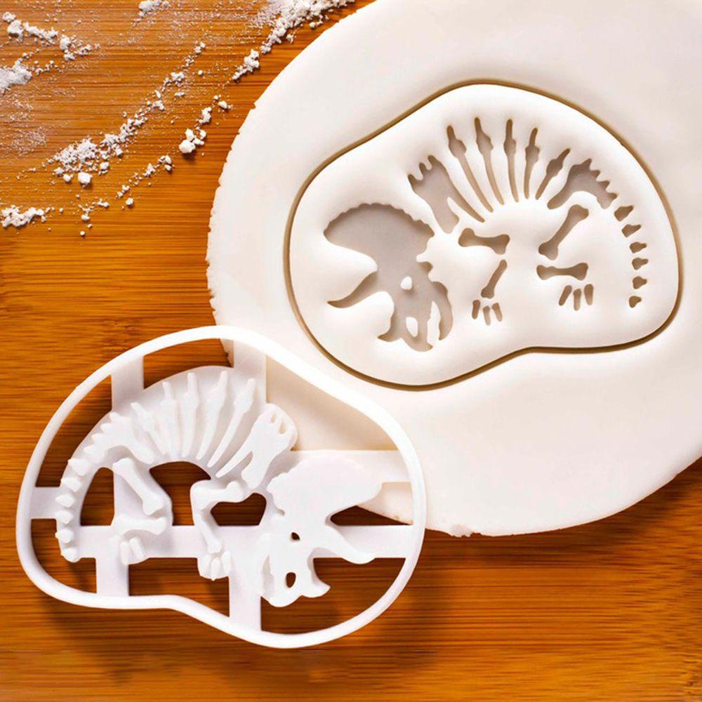 Set 4 Khuôn Làm Bánh Quy Hình Đầu Lâu / Khủng Long Độc Đáo