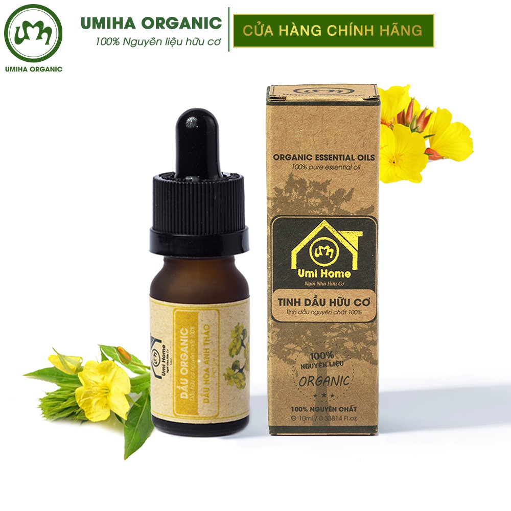 Dầu Hoa Anh Thảo hữu cơ UMIHA nguyên chất | Primrose Oil 100% Organic 10ml