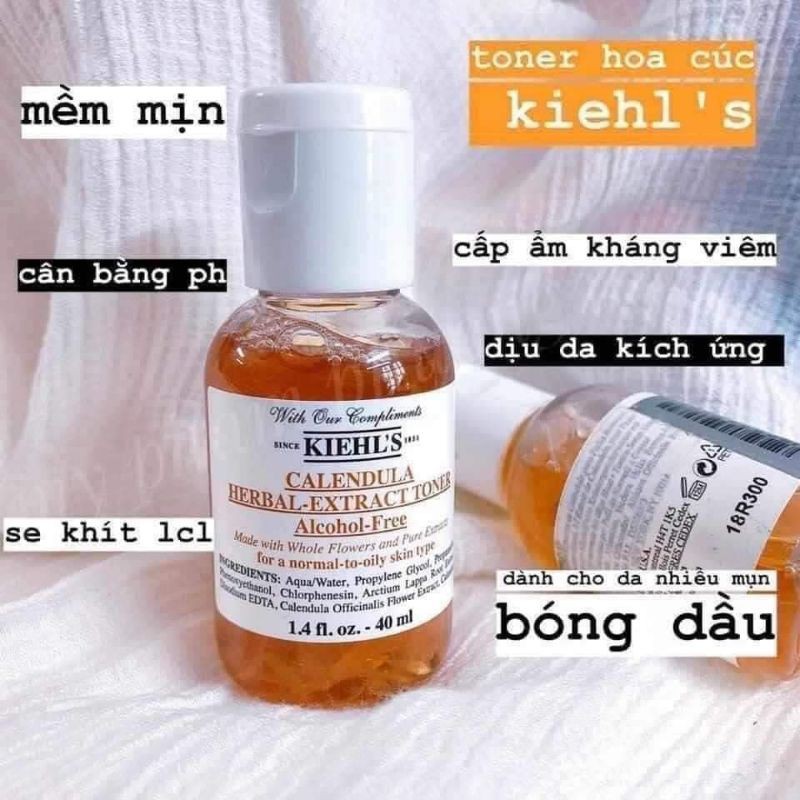 TONER HOA CÚC KIEHL'S Calendula Herbal Extract Toner 40ml