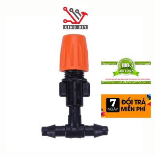 Béc phun sương 1 hướng nhựa cam nhỏ giọt kèm T nối ống 8mm