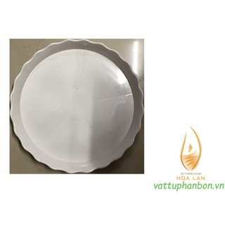 Đĩa lót chậu tròn khía Phi 35cm - #058D#