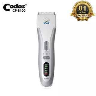 [CODOS CP-8100] Tông Đơ Cắt Lông Thú Cưng (Chuyên Dùng Cho Dòng Chó Lớn) - Công Suất 7W - Bảo Hành 1 Năm - Codos Store