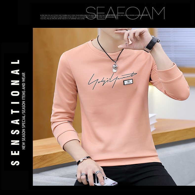 Áo thun nam tay dài 💚𝐅𝐑𝐄𝐄𝐒𝐇𝐈𝐏💚 áo thun nam dài tay trắng chữ Havichi unisex form rộng thoáng mát | BigBuy360 - bigbuy360.vn