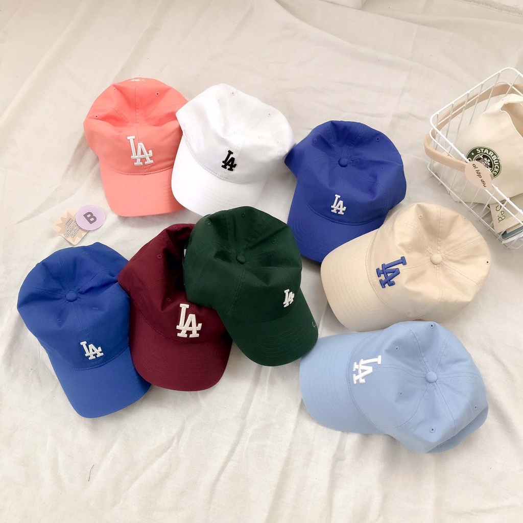 Mũ Lưỡi Trai Logo LA Phong Cách Hàn Quốc